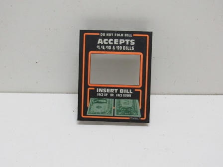 Bill Acceptor Mounting Plate (Tekbilt) (4 1/2 X 6) (Item #19) $9.99
